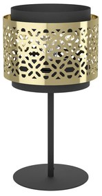 Lampada Da Tavolo Vintage Sandbach Acciaio Nero 1 Luce E27