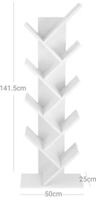 Libreria LIVARO bianca