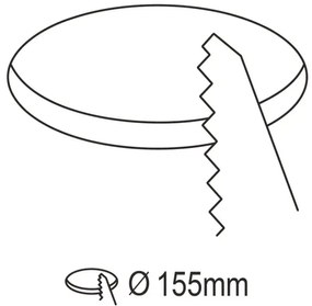 Eglo 900107 - Lampada da bagno LED dimmerabile FUEVA-Z LED/10,5W/230V IP44