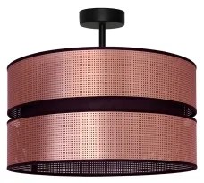 Duolla - Lampadario a plafone COPPER SHINY 1xE27/15W/230V diametro 40 cm rame/nero