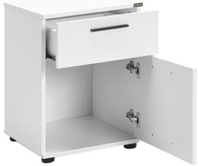 Comodino 57x40 cm bianco