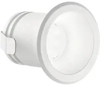 Faretto Ad Incasso Virus Alluminio Bianco Led 3W 3000K Luce Calda