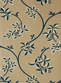 Ringwold von Farrow & Ball - Brown/ Hague Blue/ Gold