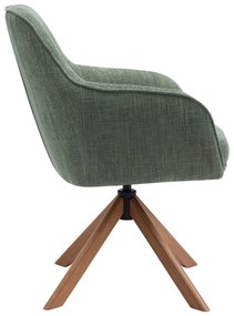 Set di sedie da pranzo verde in imbottito 2 pz Avola – Unique Furniture