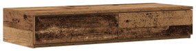 Struttura letto con contenitore  legno antico legno ingegnerizzato