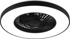 Plafoniera LED nera opaca Halmstad – Trio