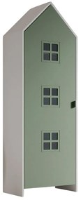 Armadio per bambini bianco/verde 58x172x37 cm Casami Bruges – Vipack