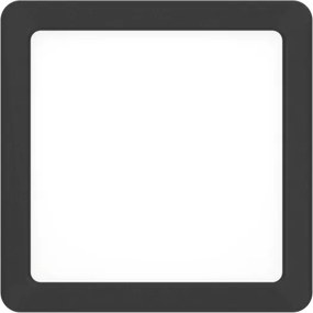 Eglo 901328 - Plafoniera LED per bagno FUEVA LED/7W/230V 15x15 cm IP44 nero