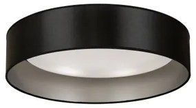 Duolla - Plafoniera LED ROLLER LED/24W/230V diametro 45 cm nero/argento