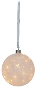Eglo 411339 - Decorazione natalizia LED GLOW SNOW 30xLED/0,064W/3xAA d. 15 cm