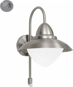 Applique da esterno Sidney cromo IP44 E27 EGLO