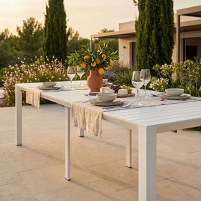 ARIZONA - consolle da giardino in alluminio allungabile