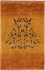 Loribaft Tappeto persiano 40 x 60 Giallo (Iran) Annodato A Mano
