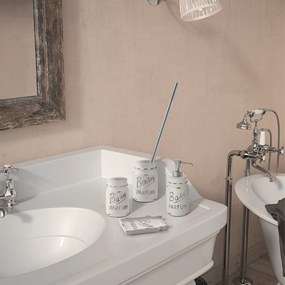 Set 5 Accessori D'Appoggio Gedy "Catherine" Bianco