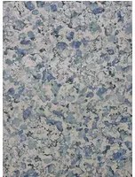 Tapete Ebru von Osborne & Little - Denim/ Metallic Silver