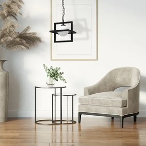 Lampadario a catena DIEGO 1xE14/40W/230V nero