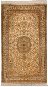 Cashmere Silk Tappeto orientale 150 x 90 Beige (Indian) Annodato A Mano
