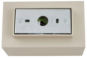 Applique moderna beige GU10 quadrata 2 luci - Sandy