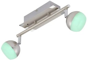 Briloner 2040-022 - Luce Spot a LED RGB dimmerabile 2xLED/3,3W/230V + T