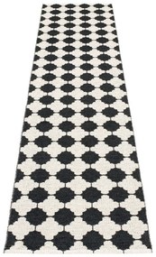 Passatoia da interno/esterno bianca e nera 70x300 cm Marre Black Coral – Pappelina