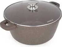 Casseruola 32 cm con coperchio I Giganti design marrone