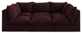 Divano burgundy 255 cm Manao – Makamii
