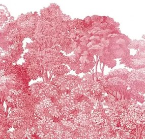 Rebel Walls Carta da parati panoramica Bellewood - Crimson