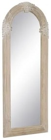 Specchio spogliatoio Bianco Naturale Cristallo Legno di mango Legno MDF Verticale 87,63 x 3,8 x 203,2 cm