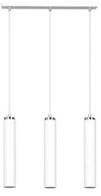 Lampadario a Sospensione in Acciaio 3xGU10 LUNA 3 da interno