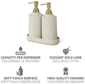 Supporto per detersivo color crema in ceramica Heidi – Wenko