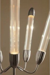 Lampadario argentato in acciaio con paralume in vetro ø 69 cm Lemon Squeeze – UMAGE