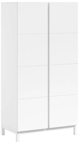 Armadio per bambini bianco 99x196x58 cm Eva – Vipack