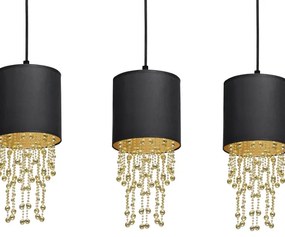 Lampadario a sospensione con filo ALMERIA 3xE27/60W/230V