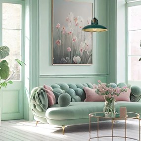 Brilagi - Lampadario a sospensione con filo FLAMENGO 1xE27/60W/230V verde