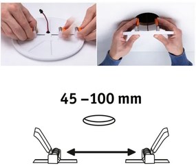 Paulmann 92388 - LED/10W IP44 Lampada da incasso LED VARIFIT 230V
