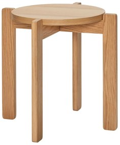 Sgabello in legno di quercia Always - Hübsch