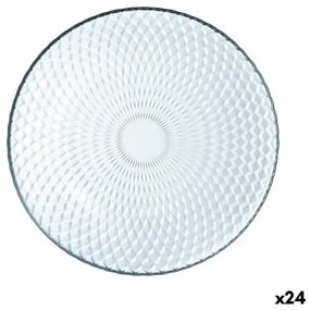 Piatto da Dolce Luminarc Pampille Clear Trasparente Vetro (19 cm) (24 Unità)