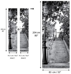 Adesivo per porte di scale Parisian - Ambiance