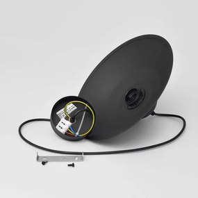 Lampadario a sospensione con filo SORAPIS 1xE27/15W/230V nero