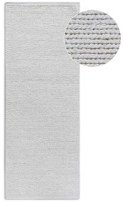 Passatoia bianca in lana tessuta a mano 80x200 cm Francois – Villeroy&amp;Boch