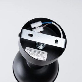 Sollux SL.1316 - Faretto da parete ELBA 1xE27/15W/230V nero