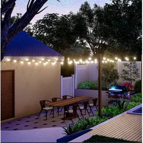 Catena LED solare 10xLED/0,5/4,5V 12 m 3000K IP44 + +TC