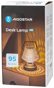 Aigostar- Lampada ricaricabile dimmerabile LED/1W/5V 2700/4000/6500K 1800mAh 20 cm