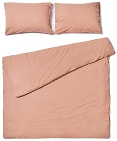 Biancheria da letto matrimoniale marrone naturale in cotone stonewashed , 200 x 220 cm - Bonami Selection