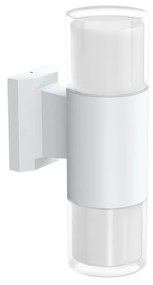 Applique Cilindrica Bidirezionale Bianca, IP54 con 2 basi GU10 Base GU10