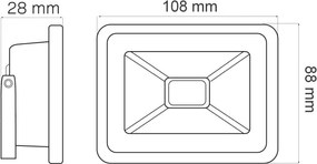 Riflettore a LED LED/20W/230V