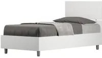 Letto Singolo 80x200 cm testata dritta Demas - Senza rete,Noce