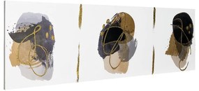 Stampa su tela Astratto perle, multicolore 125 x 40 cm