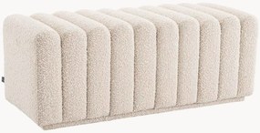 Panca imbottita in bouclé Bente