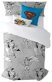 Copripiumino Superman Superman Grigio 180 x 220 cm